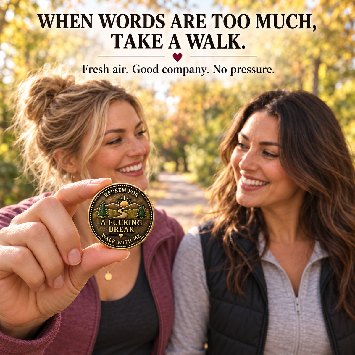 Friendship Support Tokens  | The Ultimate "I've Got Your Back" Gift Set for Besties