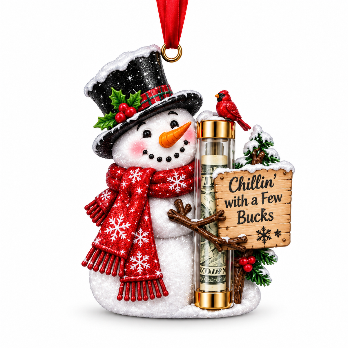 🎁 Surprise Red Envelope Christmas Tree Ornament | Turn Cash Gifts Into Magical Christmas Memories