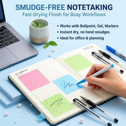 ✨ Cute Monster Glitter Transparent Sticky Notes – Pull-Out Memo Pad for Journaling, Bible Study & Planning 💖
