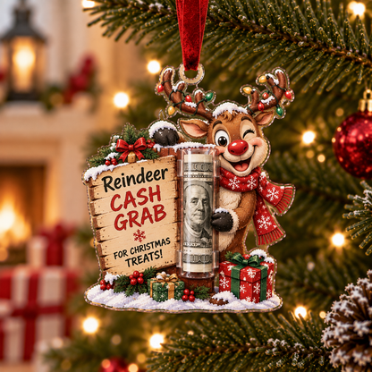 🎄 Christmas Cash Holder Ornament — Because Cash Always Fits!