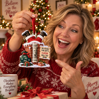 🎄 Christmas Cash Holder Ornament — Because Cash Always Fits!