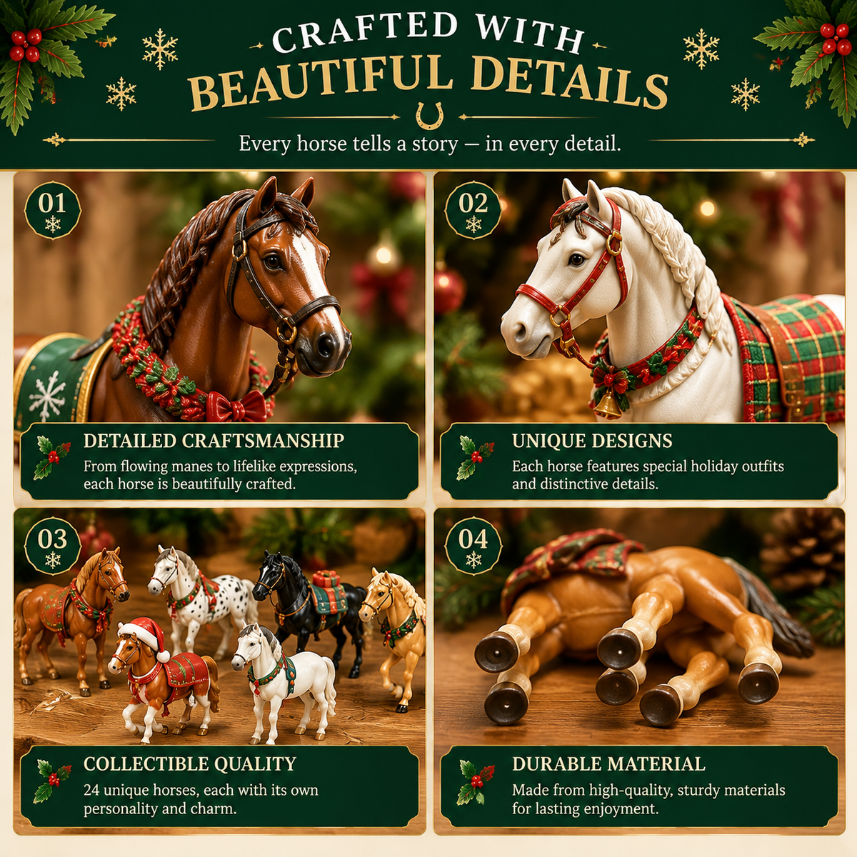 🐴 Christmas Horse Advent Calendar--24 Days of Horse Friends & Holiday Memories 🎄