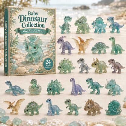 24 Days Prehistoric Advent Calendar 2026 - Dinosaur Toy Surprise Christmas Countdown Collection