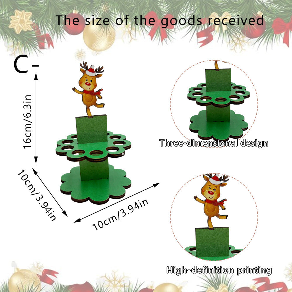 Christmas Tabletop Wooden Money Holder 🎁